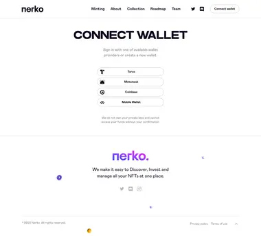 Connect wallet